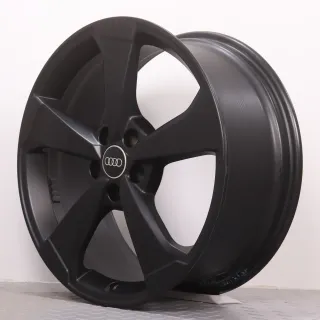 Alufelgen 19 Zoll Audi A3 S3 RS3 8V Original Felgen Felgensatz Rotor 2 AUDI SPORT 8V0601025ES schwarz matt 8x19ET49 5x112 57,1mm - Bild 12