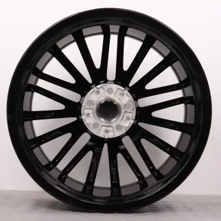 Alufelgen 19 Zoll BMW 5er G30 G31 Original Felgen Felgensatz Styling 635 V-Speiche schwarz glanzgedreht 8x19ET30 & 9x19ET44 5x112 66,6mm NEU DEMO - Bild 10