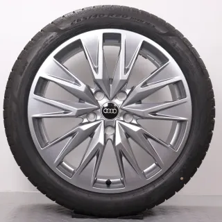 Winterräder 20 Zoll Audi A6 e-tron GH Original Felgen 85E601025AR & AS Winterreifen 235/45R20 & 265/40R20 XL R0 Pirelli P Zero Winter 5-Doppelspeichen platingrau NEU - Bild 7