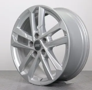 Alufelgen 17 Zoll Audi A3 S3 8Y Original Felgen Felgensatz 5-V-Speichen 8Y0601025L silber 6,5x17ET43 5x112 57,1 - Bild 6