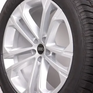Winterräder 20 Zoll Audi Q7 SQ7 4M Original Felgen 4M0601025DA Winterreifen DOT24 7-7,5mm 285/45R20 112V XL AO Goodyear Ultra Grip 8 Performance SUV silber 9x20ET28 - Bild 7