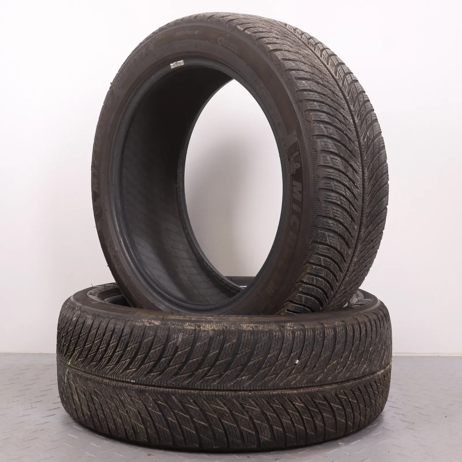 2x Winterreifen Michelin Pilot Alpin 5 245/45R19 102V XL AO DOT22 6mm 2454519 Winterräder - Bild 1