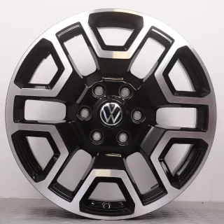 Alufelgen 20 Zoll VW Amarok T1 Original Felgen Felgensatz Bendigo 2HJ601025K schwarz glanzgedreht 8x20ET55 6x139,7 93,1mm Neu DEMO N1XC-1007-C1B - Bild 4