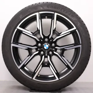 Winterräder 19 Zoll BMW i4 G26 & 4er Gran Coupe G26 Original Felgen Styling 859M 8747304 & 8747305 8,5x19ET35 & 9x19ET42 Winterreifen 5,5mm DOT21 245/40R19 & 255/40R19 Goodyear RDK - Bild 5