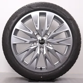 Winterräder 20 Zoll Audi A6 e-tron GH Original Felgen 85E601025AR & AS Winterreifen 235/45R20 & 265/40R20 XL R0 Pirelli P Zero Winter 5-Doppelspeichen platingrau NEU - Bild 3