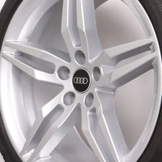 Winterräder 19 Zoll Audi A5 S5 F5 8W Original Felgen 8W0601025AM Winterreifen 255/35R19 96V XL AO Continental Winter Contact TS830P silber 8,5x19ET32 NEU - Bild 8