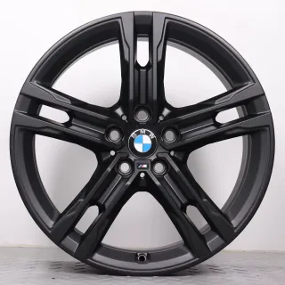 Alufelgen 18 Zoll BMW 1er F40 2er Gran Coupe F44 Original Felgen Felgensatz Styling 556M 8053524 schwarz matt 8x18ET54 5x112 66,6mm - Bild 2