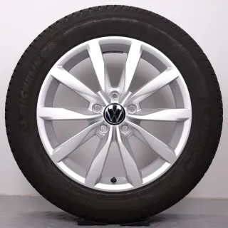 Winterräder 17 Zoll VW T-Roc A1 Original Felgen Dijon 5G0601025K Winterreifen DOT23 6,5-7mm & 7,5mm 215/55R17 94V AO Michelin Alpin 5 - Bild 2