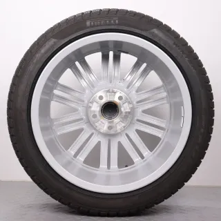 Winterräder 18 Zoll Audi A5 S5 F5 8W Original Felgen 8W0601025EE Winterreifen DOT22&23 245/40R18 97V XL AO Goodyear Ultragrip Performance GEN-1 Silber 8x18ET31 - Bild 12