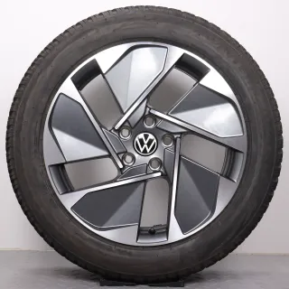Winterräder 18 Zoll VW ID.3 E11 Original Felgen East Derry 10A601025G Winterreifen 215/55R18 99V XL DOT24 6,5 & 7,5mm - Bild 3