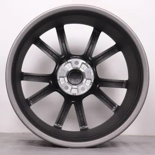 1x Alufelge 19 Zoll Audi A4 S4 8W B9 Original Felge Einzel Ersatz 5-V Speichen AUDI SPORT Titanoptik 8W0601025EA grau glanzgedreht 8,5x19ET40 5x112 66,6mm NEU - Bild 4