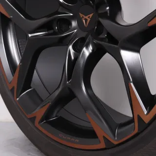 Winterräder 20 Zoll Cupra Formentor VZ5 Original Felgen 5FF601025M Winterreifen 255/35R20 97W XL Continental Winter Contact TS850P schwarz kupfer 8,5x20ET40 5x112 Alufelgen - Bild 9