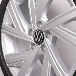 Winterräder 18 Zoll VW Golf 8 CD Original Felgen 5H0601025AB NEU DEMO DOT23 Winterreifen 225/40R18 92V XL AO Bridgestone Blizzak LM005 Bergamo silber 7,5x18ET51 5x112 - Bild 7
