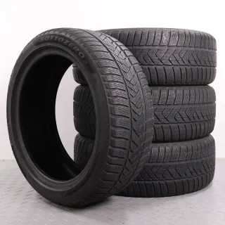 4x Winterreifen Pirelli Winter Sottozero 3 225/45R18 91H MO 4,5mm DOT18 2254518 - Bild 1