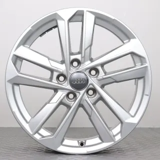 Alufelgen 17 Zoll Audi A3 S3 8Y Original Felgen Felgensatz 5-V-Speichen 8Y0601025L silber 6,5x17ET43 5x112 57,1 - Bild 3