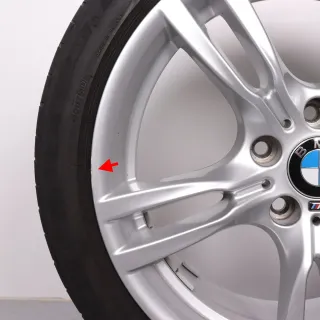 Sommerräder 18 Zoll BMW 3er F30 F31 4er F32 F33 4er Gran Coupe F36 Original Felgen M-Doppelspeiche 7845880 & 7845881 Styling 400M 225/45R18 & 255/40R18 - Bild 4