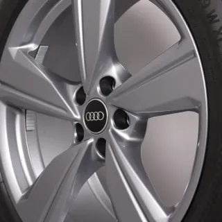 Winterräder 19 Zoll Audi A6 C9 Original Felgen 4P0601025G Winterreifen DOT25 8,5mm 245/45R19 102W XL R01 Continental Winter Contact TS870P Alufelgen 5-Arm Platingrau RDK - Bild 7