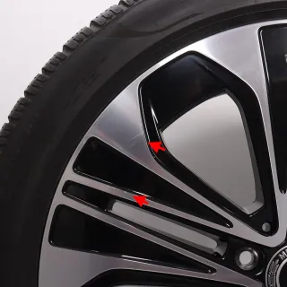 Winterräder 19 Zoll Mercedes-Benz W214 S214 Original Felgen A2144012300 Winterreifen 2x4-4,5mm / 2x5-5,5mm DOT23 245/45R19 102H XL MO (Mercedes-Original) Pirelli RDK - Bild 5