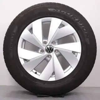 Winterräder 17 Zoll VW Tiguan CT & Tayron R4 Original Felgen 571601025 Winterreifen DOT24 4,5mm & 6,5mm 215/65R17 99H Seal-Inside Pirelli Scorpion Winter Bari 7x17ET40 5x112 - Bild 3