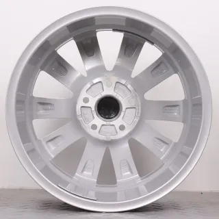 Alufelgen 17 Zoll VW T5 T6 T6.1 Original Felgen Felgensatz Merano 7E0071497A silber 7x17ET56 5x120 65,1mm Bus Multivan Transporter - Bild 8