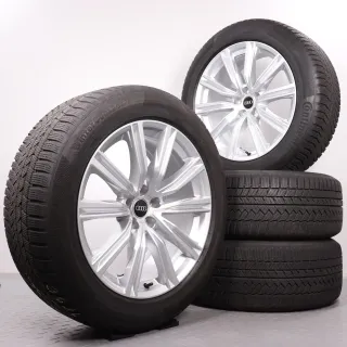 Winterräder 20 Zoll Audi Q8 SQ8 4M Original Felgen 4M8601025T Winterreifen DOT24 7-7,5mm 265/50R20 111H XL AO Continental Winter Contact TS850P 5-V-Speichen-Design - Bild 1