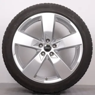 Winterräder 20 Zoll Audi A6 S6 4K C8 Original Felgen 4K0601025K Winterreifen 7,5-8mm DOT22 255/40R20 101W XL AO Continental Winter Contact TS 850 P 5-Arm Design RDK - Bild 2