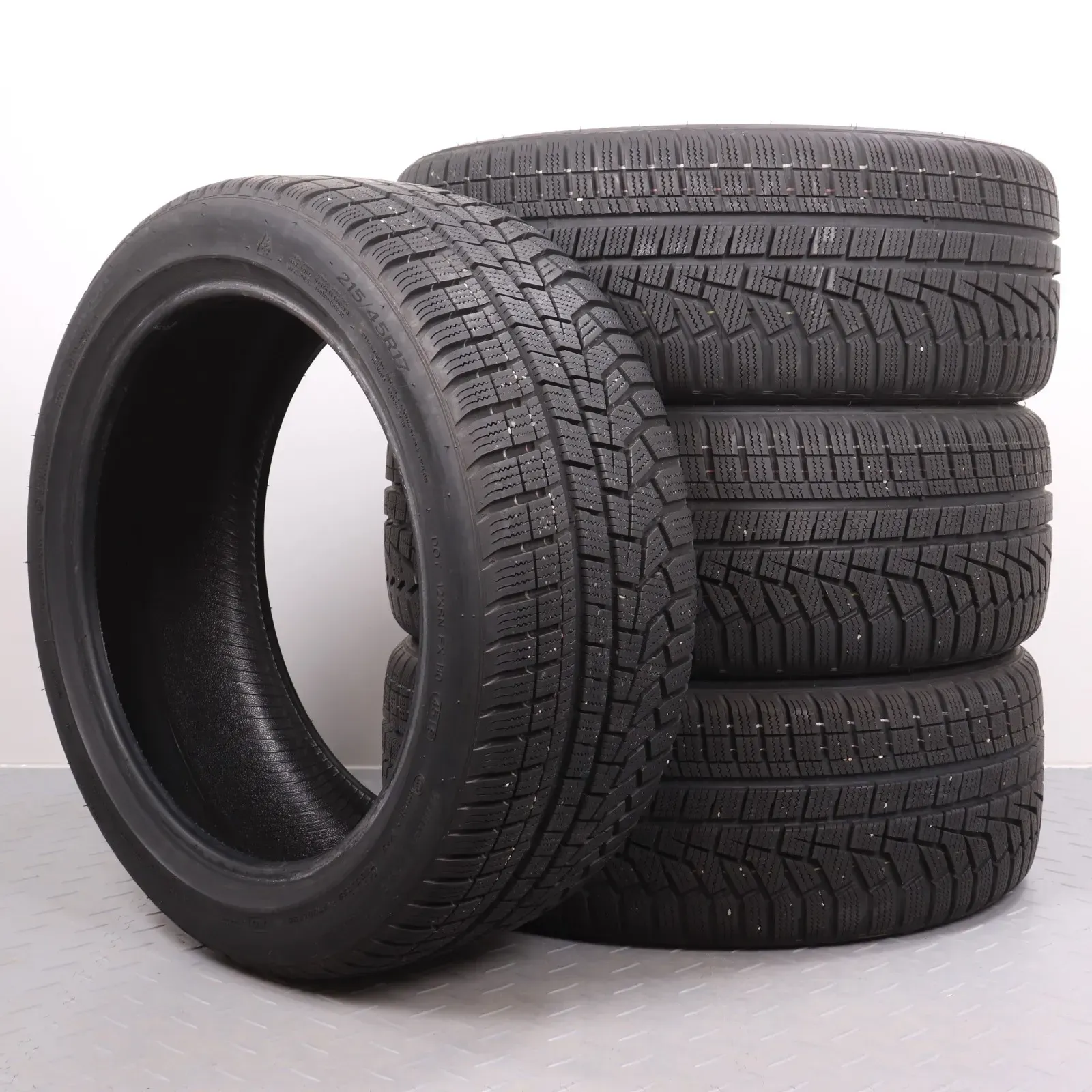 4x Winterreifen Hankook Winter i*cept evo2 215/45R17 91W XL AO DOT23&24 7-7,5mm 2154517 - Bild 1