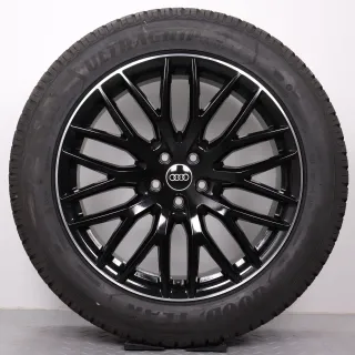 Winterräder 20 Zoll Audi Q7 SQ7 4M Original Felgen 4M0601025DR Winterreifen DOT24 7,5-8mm 285/45R20 112V XL AO Goodyear Ultra Grip 8 Performance SUV schwarz glangedreht 9x20ET28 - Bild 4