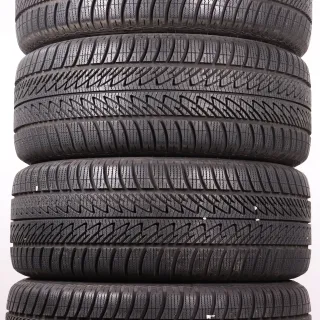 Winterräder 20 Zoll VW Touareg CR Original Felgen 760601025AA Winterreifen 8mm 285/45R20 112V XL AO Goodyear Ultragrip 8 Performance Nevada schwarz glanz 9x20ET33 5x112 NEUWERTIG - Bild 10