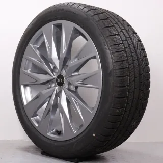 Winterräder 20 Zoll Audi A6 e-tron GH Original Felgen 85E601025AR & AS Winterreifen 235/45R20 & 265/40R20 XL R0 Pirelli P Zero Winter 5-Doppelspeichen platingrau NEU - Bild 9