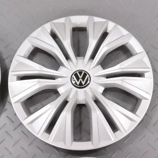 4x VW Caddy Radkappen Radzierblenden Original VW 2K7601147 4 Stück Set Satz für 17Zoll Stahlfelge - Bild 4