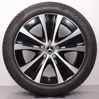 Winterräder 18 Zoll Mercedes-Benz E-Klasse W213 S213 A238 C238 Original Felgen A2134013700 Winterreifen 6mm DOT22 245/45R18 100V XL MOE Pirelli Winter Sottozero 3 5-Speichen - Bild 8