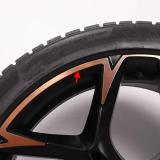 Winterräder 20 Zoll Cupra Formentor VZ5 Original Felgen 5FF601025M Winterreifen 255/35R20 97W XL Continental Winter Contact TS850P schwarz kupfer 8,5x20ET40 5x112 Alufelgen - Bild 3