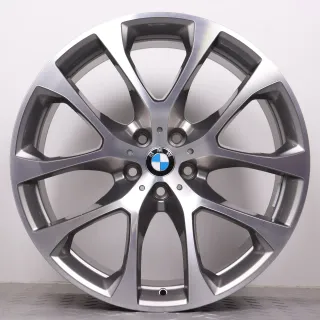 Alufelgen 20 Zoll BMW X5 G05 & X6 G06 Original Felgen Felgensatz Styling 738 6883757 & 6883758 ferricgrey glanzgedreht 9x20ET35 & 10,5x20ET40 5x112 66,6mm - Bild 8