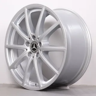 Alufelgen 19 Zoll Mercedes-Benz CLE 300E C236 Original Felgen Felgensatz 5-Doppelspeichen A2364010600 & A2364010800 silber 8x19ET45,1 & 9x19ET60,6 5x112 66,6mm - Bild 8