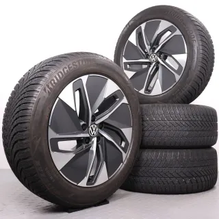 Winterräder 19 Zoll VW ID.4 & ID.5 Original Felgen Hamar 11A601025M Winterreifen 235/55R19 & 255/50R19 AO Bridgestone Blizzak LM005 8x19ET45 - Bild 1