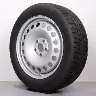 VW Caddy SK 17 Zoll Winterräder Original Stahlfelgen Reifen 215/55R17 98H XL DOT21 2x6-6,5mm / 2x 7mm RDK Satz - Bild 6