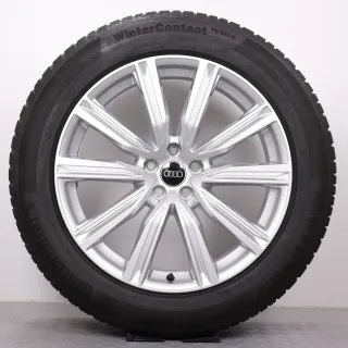 Winterräder 20 Zoll Audi Q8 SQ8 4M Original Felgen 4M8601025T Winterreifen DOT24 6,5-7mm 265/50R20 111H XL AO Continental Winter Contact TS850P 5-V-Speichen-Design - Bild 6