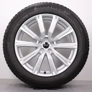 Winterräder 20 Zoll Audi Q8 SQ8 4M Original Felgen 4M8601025T Winterreifen DOT24 7,5mm 265/50R20 111H XL AO Continental Winter Contact TS850P 5-V-Speichen-Design - Bild 3