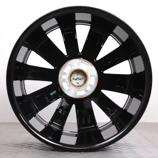 Alufelgen 18 Zoll Volvo V60 S60 R-Design Original Felgen Felgensatz 10 Multi Spoke Black Diamond Cut 31471312 schwarz glanzgedreht 8x18ET42 5x108 63,4mm - Bild 4