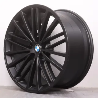 Alufelgen 19 Zoll BMW 5er G30 G31 Original Felgen Felgensatz Styling 635 V-Speiche schwarz matt 8x19ET30 & 9x19ET44 5x112 66,6mm NEU DEMO - Bild 8