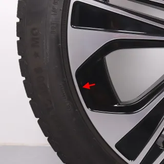 Winterräder 19 Zoll Mercedes-Benz W214 S214 Original Felgen A2144012300 Winterreifen 4-4,5mm DOT23&24 245/45R19 102H XL MO (Mercedes-Original) Continental Winter Contact TS860S - Bild 5