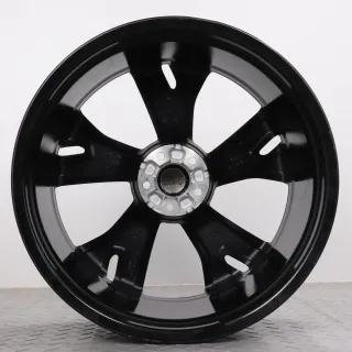 Alufelgen 22 Zoll Audi RS6 RS7 4K C8 Original Felgen Felgensatz 5V-Speichen-Trapez-Design 4K0601025BC schwarz glanzgedreht 10,5x22ET19 5x112 66,6 NEUWERTIG - Bild 8
