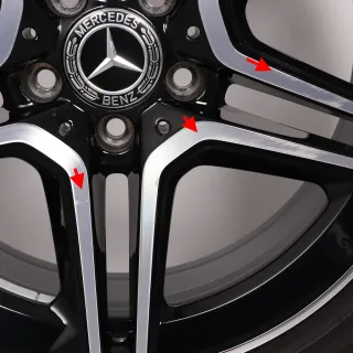 Winterräder 18 Zoll Mercedes-Benz A- B- CLA- Klasse W177 V177 W247 C118 X118 Original Felgen A1774011500 Winterreifen 4,5mm 225/45R18 91H MO Pirelli - Bild 9