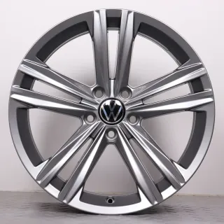 Alufelgen 18 Zoll VW Arteon 3H Original Felgen Felgensatz Sebring 3G8601025N Galvanograu 8x18ET40 5x112 57,1 - Bild 7