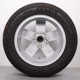 Winterräder 16 Zoll VW T-Roc A1 Original Felgen 2GA071496A Winterreifen DOT24 205/60R16 92H AO Michelin Alpin 5 Corvara silber 6x16ET45 5x112 Alufelgen Winterradsatz - Bild 7