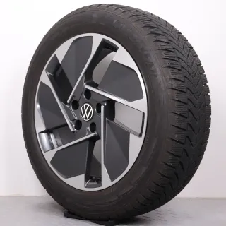Winterräder 18 Zoll VW ID.3 E11 Original Felgen East Derry 10A601025G Winterreifen 215/55R18 95T (+) optimiert für E-Fahrzeuge DOT21 5,5-6 & 5-5,5mm - Bild 8