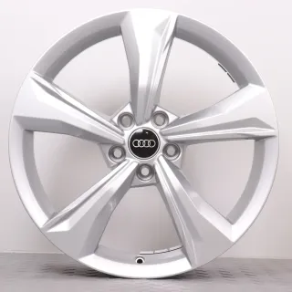 1x Alufelge 19 Zoll Audi Q5 SQ5 FY Original Einzelfelge Ersatzfelge 5 Arm Design 80A601025K silber 7x19ET34 5x112 66,6mm - Bild 1