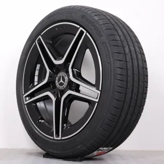 Sommerräder 18 Zoll Mercedes-Benz A-Klasse W177 V177 B-Klasse W247 CLA-Klasse C118 X118 Original Felgen A1774011500 Sommerreifen 225/45R18 95W XL Hankook 7,5x18ET49 - Bild 6