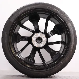 Sommerräder 21 Zoll Audi Q5 / SQ5 FY Original Felgen 80A601025CD Sommerreifen DOT24 255/40R21 102Y XL RO1 Pirelli P Zero PZ4 5-V-Speiche RS schwarz metallic NEU DEMO - Bild 9